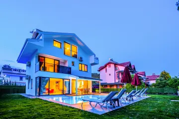 Villa Lila 2 with Private Pool in Çalış | 4 Bedrooms | Close to the Sea