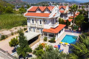 Villa Sun | 4+1 Detached Villa with Private Pool and Garden in Çalış