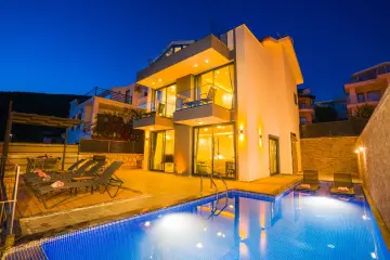 Villa Laoda | Sea View Luxury Villa with Jacuzzi in Kalkan Kalamar