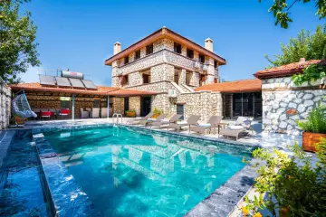 Luxury Villa Şah in Kalkan - Private Pool, Hamam, Jacuzzi & Sauna