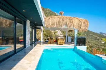 Villa Balli Çırağan – Luxury Sea View Rental Villa in Kalkan