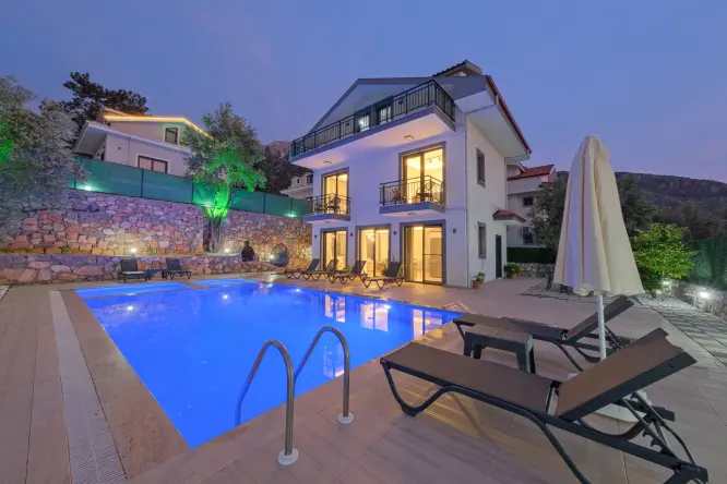 Fethiye Ovacık 4 Yatak Odalı Özel Havuzlu Villa | Villa Onur Ölüdeniz