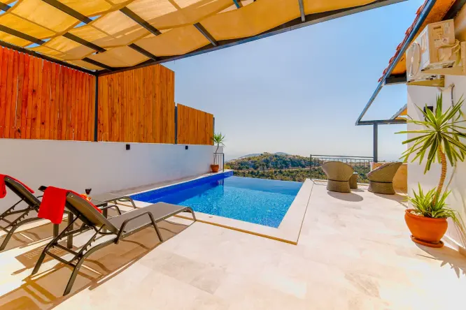 Villa Reis Kördere - Luxurious 1+1 Honeymoon Villa in Kalkan Sarnıçbaşı