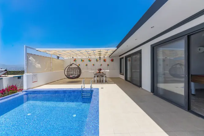 Kalkan’da Özel Tatil Villası – Havuzlu Villa Elsara