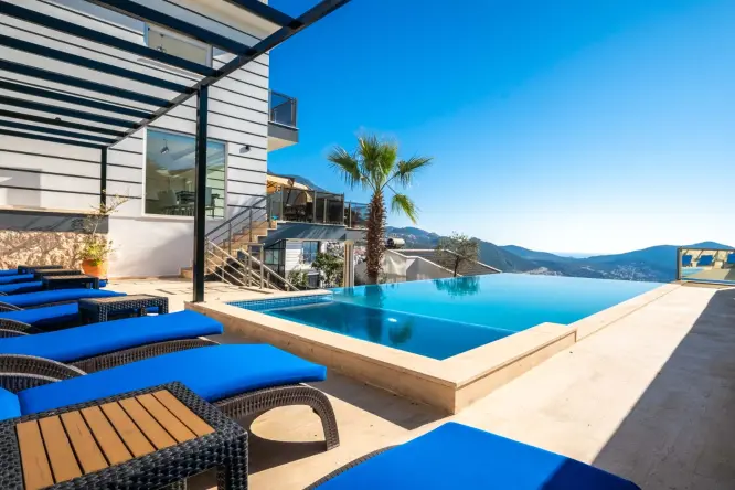 Villa In The Sky Kalkan Akbel - 10 Kişi Kapasiteli Lüks Villa Kiralama