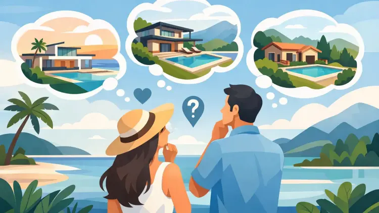 Which villa should be chosen for a honeymoon?